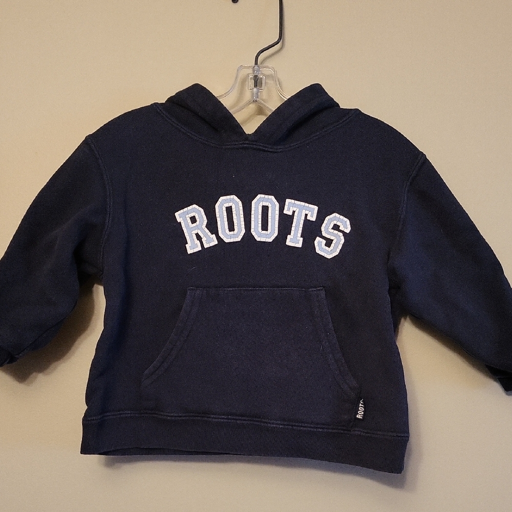 Roots navy pullover hoodie - Picture 1 of 5